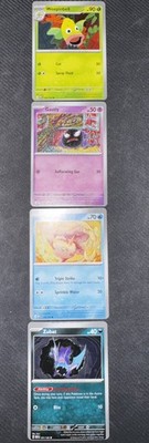  151 Pokemon Karten - Misscut Error - MEW EN - Gastly