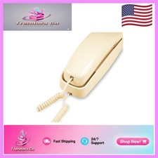 Elegant TRIMLINE 210 Home Phone - Lighted Keypad, Redial, Mute Control in Beige