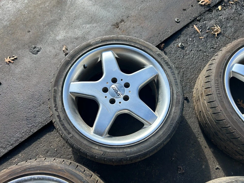 КОМПЛЕКТ КОЛЕСНЫХ ДИСКОВ MERCEDES BENZ C350 E350 CLA SOPRT STAGGER 18"" - Изображение 4 из 4