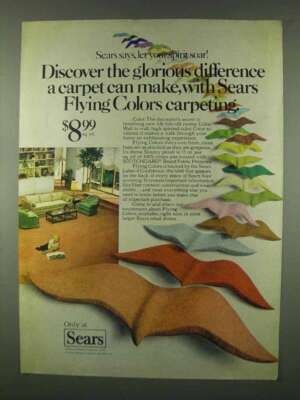 1978 Sears Flying Colors Carpeting Ad - Glorious