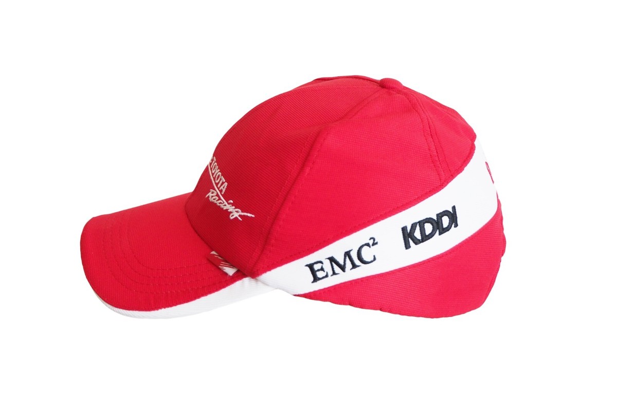 Vintage Panasonic Toyota Racing Cap big logo red 00s race Formula