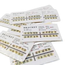 Dental Orthodontic Metal Bracket Braces Ultrathin Mini/Standard 018/022 25 Types