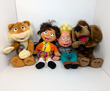 Fisher Price Puzzle Place Doll Plush Lot 4 Kiki Ben Nuzzle Sizzle 1994 PBS TV