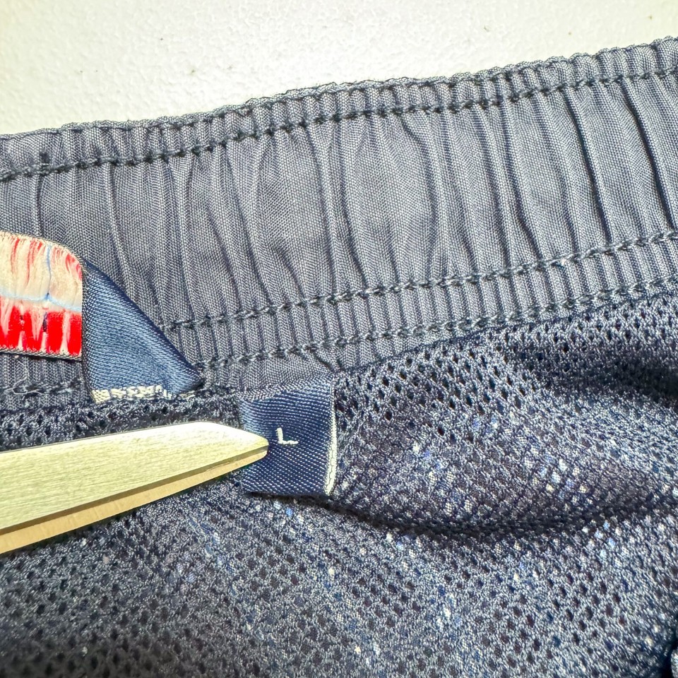 Polo Sport Ralph Lauren Swim Shorts Mens Large Blue Plaid Casual Swim