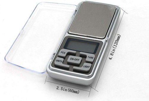 0.1g - 200g Gram Mini Digital LCD Balance Weight Pocket Jewelry Diamond Scale - Picture 2 of 10