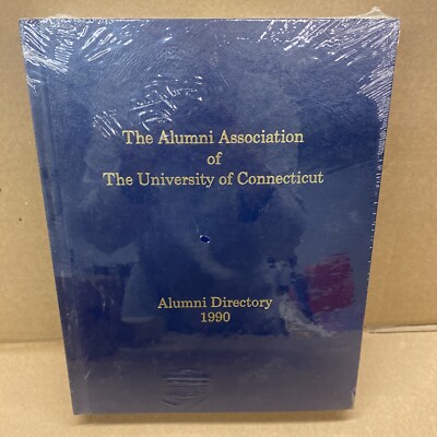 The Alumni Association of University of Connecticut UCONN Directory 1990 Sealed