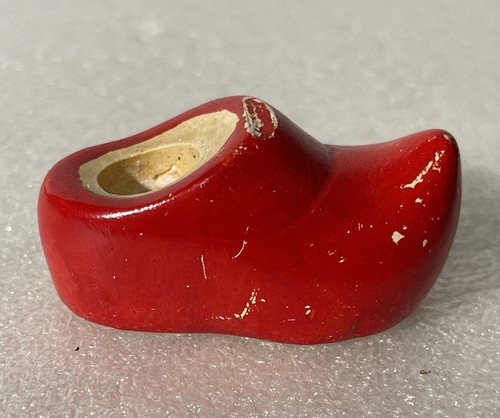 Vintage Advertising Figurine for Aage Pedersen & Son Odense Denmark Red Clog - Picture 4 of 6