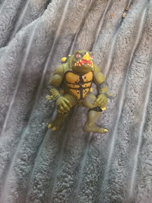 Teenage Mutant Ninja Turtle vtg figure playmates tmnt 1991 Tokka Tortoise spikes