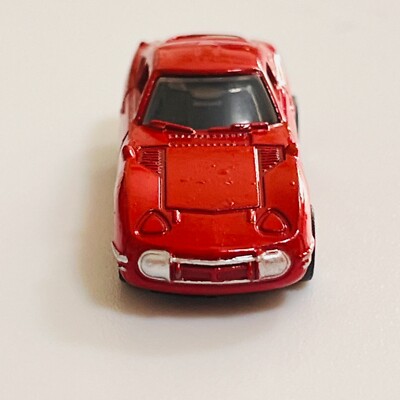 Toyota 2000GT Car Miniature Vehicle Figure Red Blue Iconic