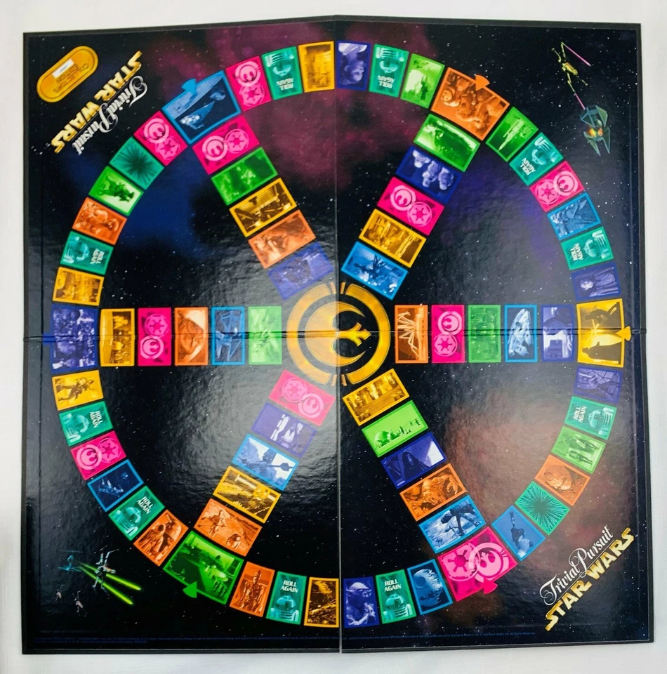 1998 Trivial Pursuit Star Wars Classic Trilogy Edition Complete Very Good Cond - Image 4 of 4
