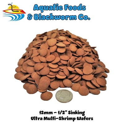 2-lbs Ultra-Color Enhancing Sinking Wafers, Plecos, Shrimp, Snails, Tropicals