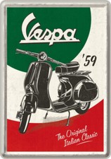 Blechpostkarte Vespa - The Italian Classic, 10 x 14,5 cm