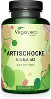 Vegavero Artischocke Bio Extrakt | 120 Kapseln | 2,5% Cynarin