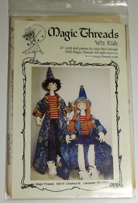 Magic Threads WIZ KIDS 24'' Cloth Doll Sewing pattern