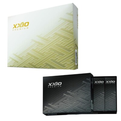 DUNLOP Golfbälle XXIO PREMIUM9 2022 Modell 1 Dutzend Royal Gold Royal Platinum