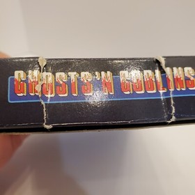Ghosts N Goblins Nintendo NES Round Seal Black Box Hang Tab 5 Screw NO REV A