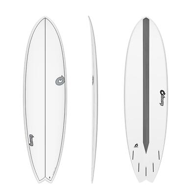 Surfboard TORQ Epoxy TET CS 7.2 Fish Carbon , Wellenreiter Surf Board