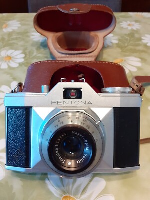 Fotoapparat ,  PENTONA metall , analog , aus DDR Produktion