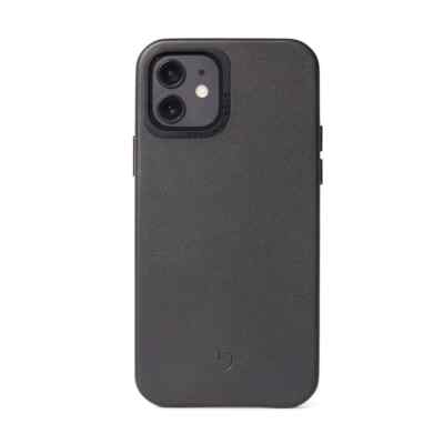 Decoded iPhone 12 Mini Hülle Premium Leder Slim Backcover Schwarz UVP 29,99£