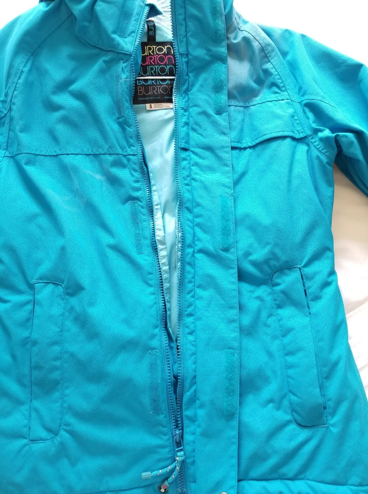 burton dry ride insulated vented closures snow winter jacket