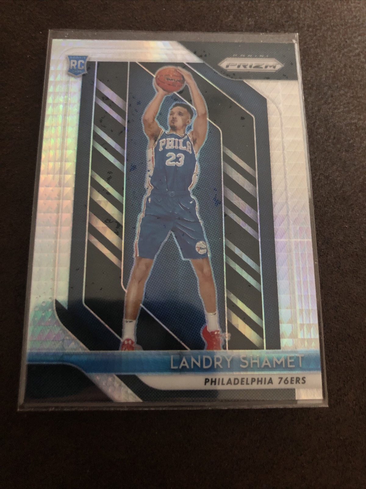 2018-19 Panini Prizm Hyper Prizm Landry Shamet #199 Rookie RC