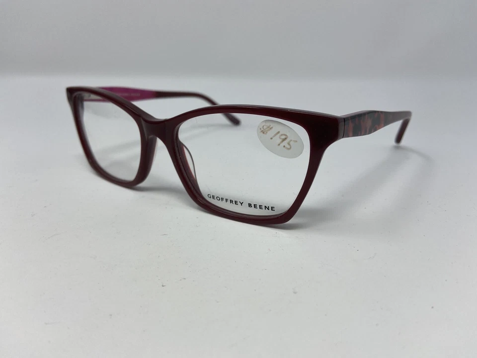 Marco de gafas GEOFFREY BEENE G310 B:39 BUR 53-16-135 Borgoña/Tortuga XF70 Foto 2 de 4