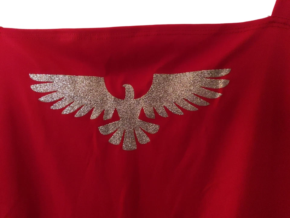 Wonder Woman-Girl's Blue/Red Cosplay Jumpsuit Size Extra Large - Image 2 of 4