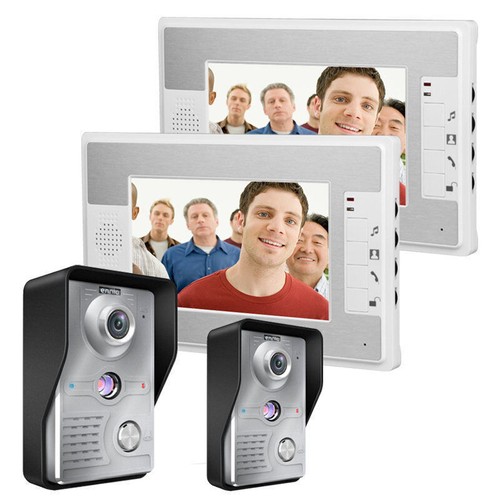 Wired Door Phone Doorbell Touch Key 7" Lcd Video With Ir Camera Home Security AA - Picture 64 of 175
