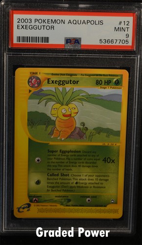 Exeggutor graded PSA 9 for sale on eBay