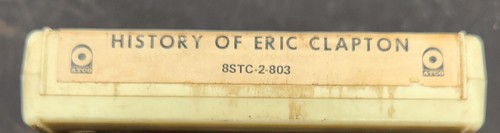 HISTORY OF ERIC CLAPTON S/T TP2803 ATCO 8 Track Tape 1972 NOT TESTED - Picture 3 of 3