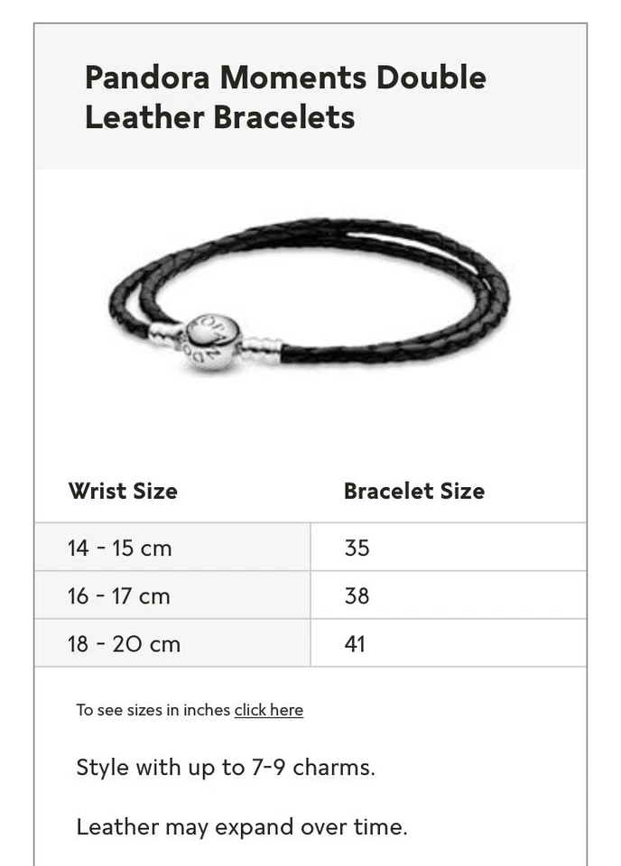 Pandora Star Wars Edición Limitada Mandalorian Grogu Cuero 41 cm Juego de Pulsera Foto 3 de 4