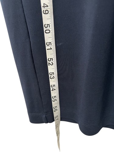 Lauren Ralph Lauren Dress M Navy Blue Long Maxi Capsule Minimalist Closet Staple - Picture 12 of 13