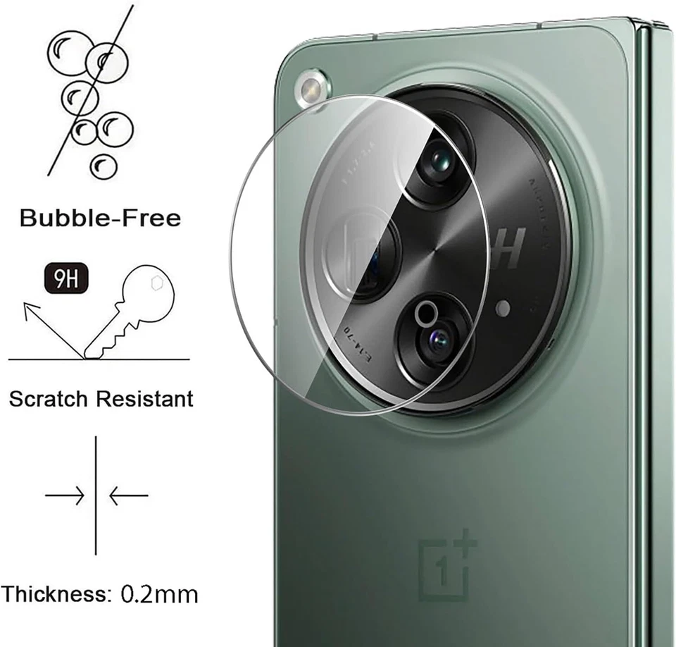 For OnePlus Open Camera Lens Case Protector Tempered Glass Cover - Image 2 of 4