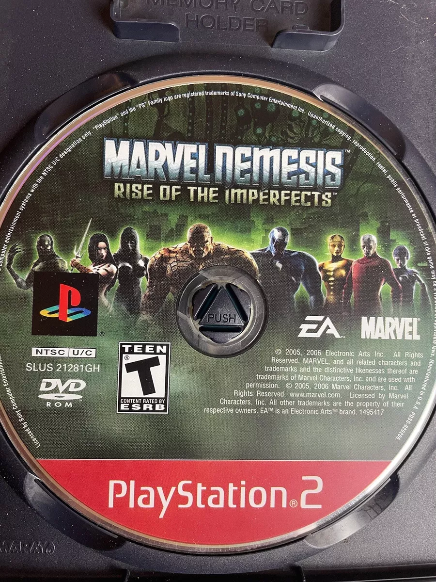 Marvel Nemesis Rise Of The Imperfects Playstation 2 PS2 