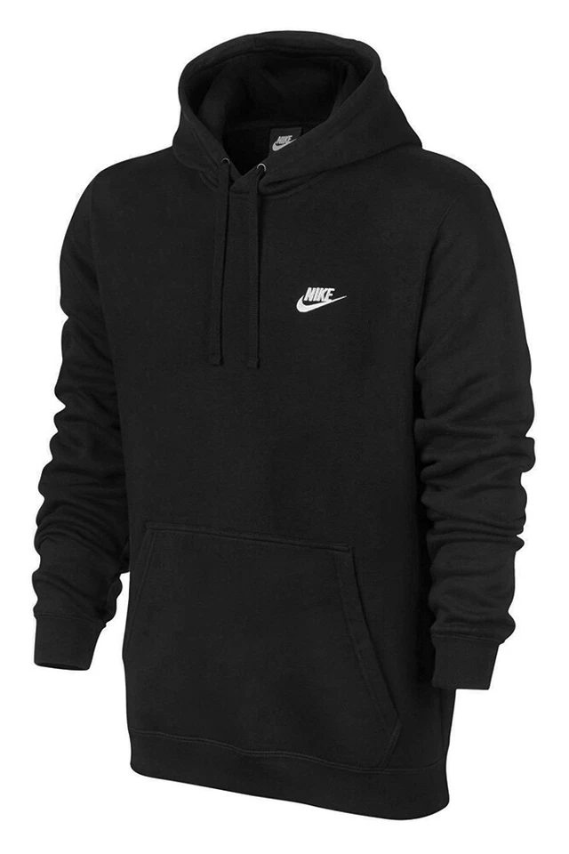 Nike Men's Hoodie Active Sportswear Long Sleeve Fleece Workout Athletic Pullover - Image 2 of 4