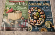 Lot 2 Southern Living Magazine November December 2023  A Christmas to Remember