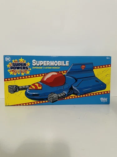 McFarlane DC Super Powers Supermobile Superman Action Vehicle New
