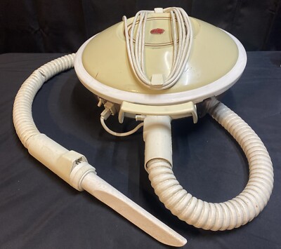 Hoover Round Disc Style Canister Vacuum W Attachment Working Model 3083 ...