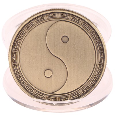 New Dragon Phoenix Commemorative Coin Tai Chi Eight Diagrams Challenge CoBI