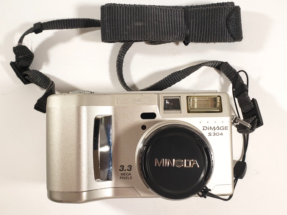 ★ミノルタ ディマージュS304 Minolta Konica DiMAGE S304 3.3MP Digital Camera - Silver for