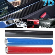 7D Premium Super Gloss Carbon Fiber Vinyl Film Wrap Bubble Free Air Release