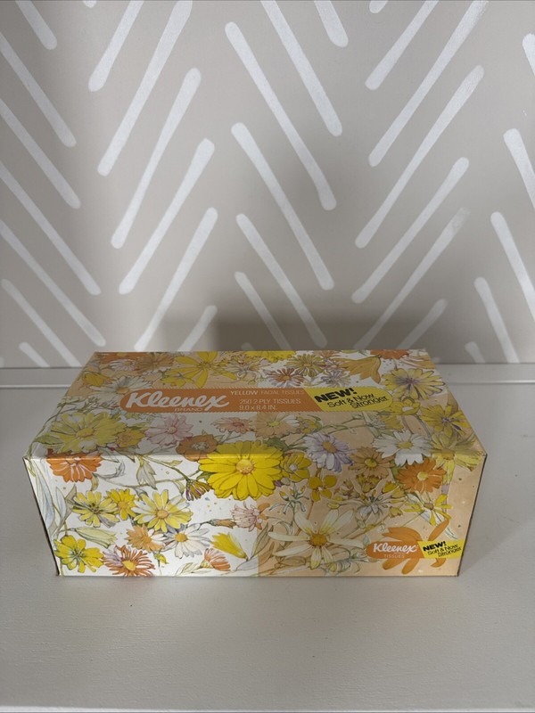 Vintage Kleenex Box 1938, 1977 New Unopened!