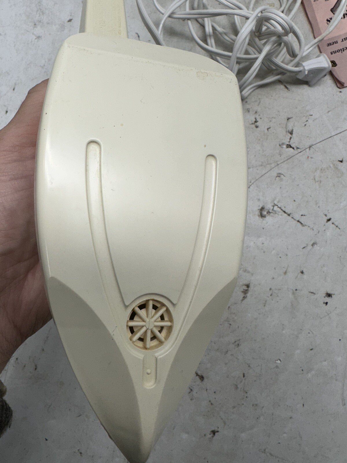 OSROW UPRIGHT STEAMER & STEAM IRON #O6