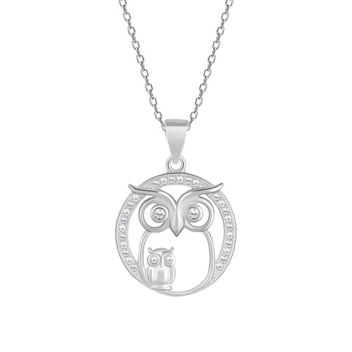 Pendentif Chouette Gros Modèle - Superbe Bijou Femme - Occasion