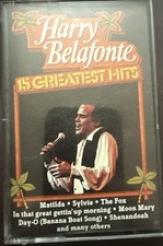 Harry Belafonte 15 Greatest Hits Matilda The Fox Moon Mary Day-O Cassette