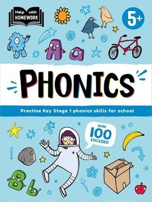 Help With Homework: Age 5+ Phonics by Autumn Publishing Paperback Book