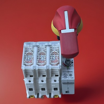 Socomec 38613005 Open Type Switch FUSERBLOC J60A 46HM Disconnect Fuse Din Rail