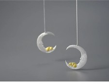 Sweet Dream Little Puppy Dangle Drop Earrings Handmade Gift