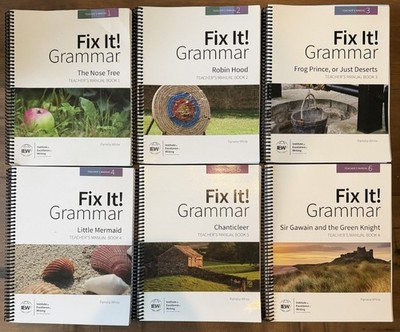IEW Fix It! Grammar Teacher's Manuals 1-6, 3rd Edition