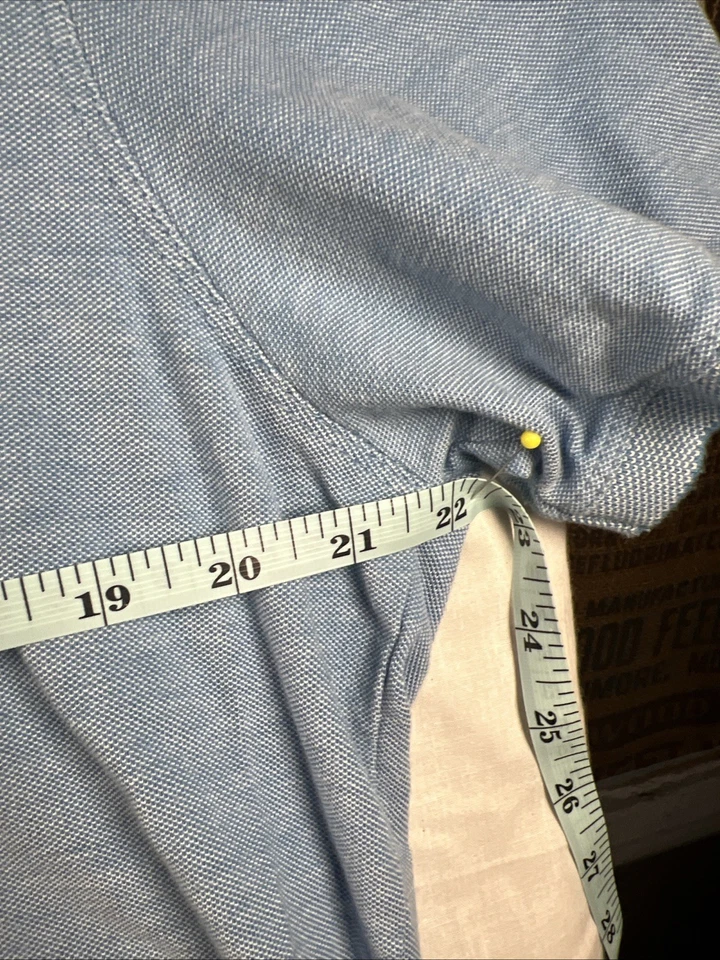 Polo Banana Republic azul cambray, manga corta XL para niños Foto 3 de 4